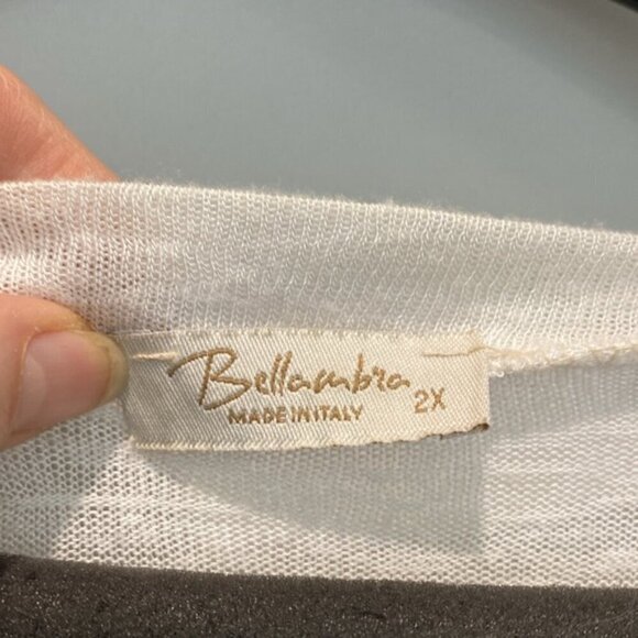 Bellambia Italian Made Sleeveless Prairie top Size 2X - Picture 11 of 12